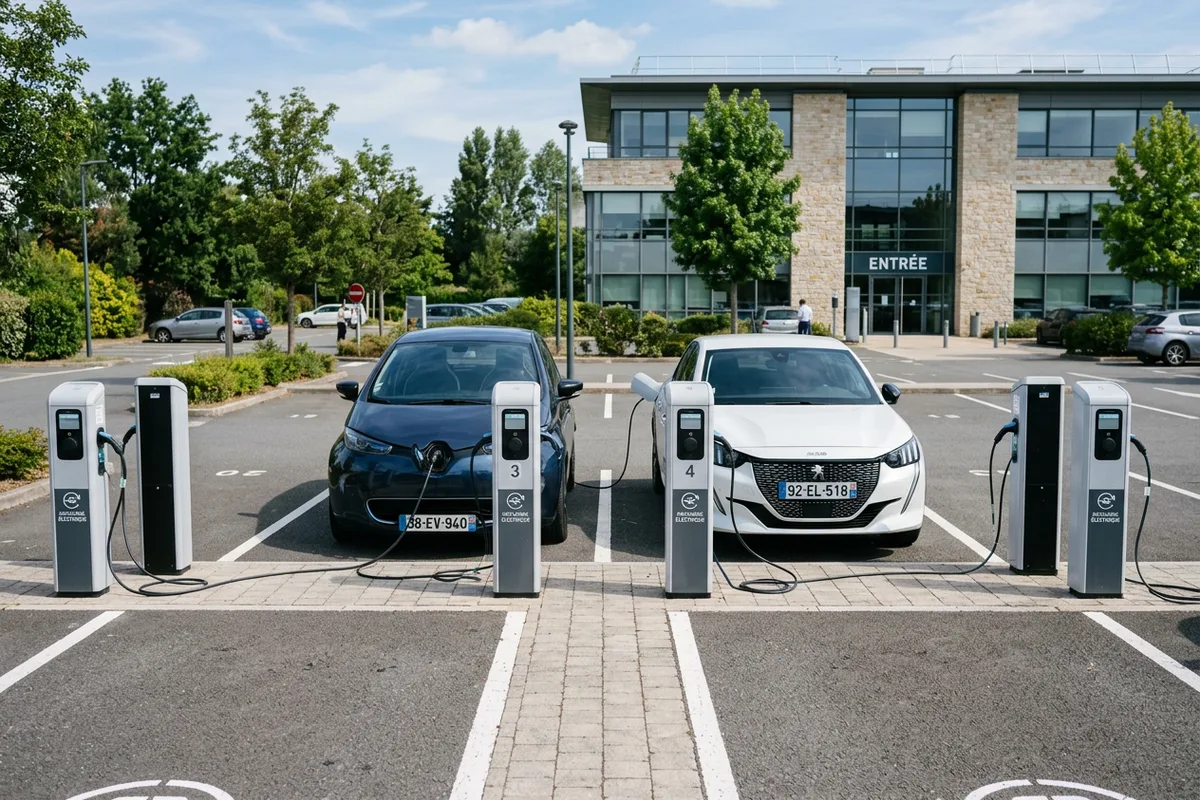 Déploiement de bornes de recharge pour flotte de véhicules professionnels à Rouans